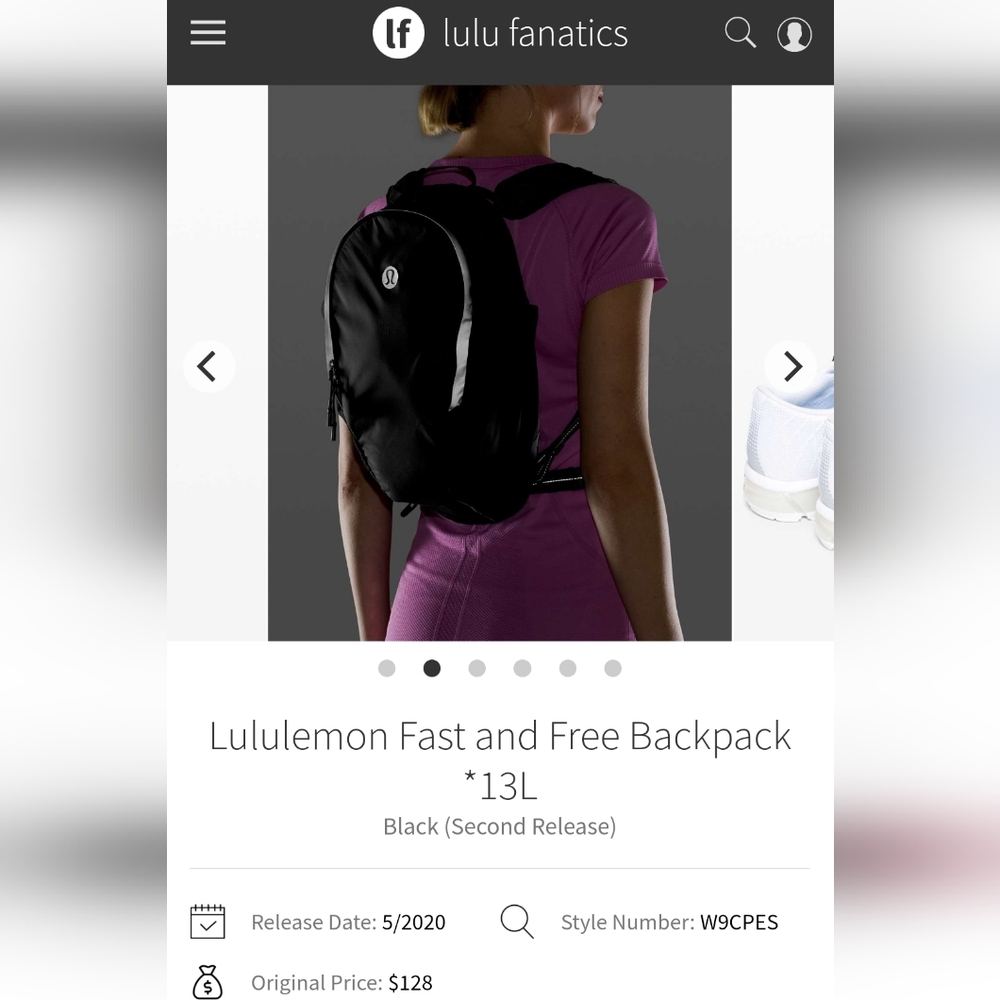 lululemon Fast and Free Running Pack